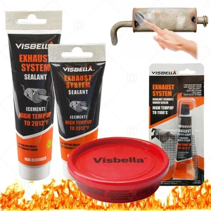 Colle de remplissage de tuyau d’échappement de voiture, mastic Silicone haute température, pâte de réparation, silencieux automobile, fuite de tuyau d’échappement, colmatage de l’air Colle de remplissage de tuyau d’échappement de voiture, mastic Silicone haute température, pâte de réparation, silencieux automobile, fuite de tuyau d’échappement, colmatage de l’air