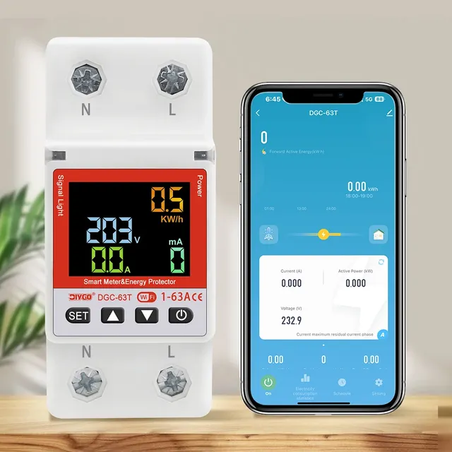 Disjoncteur WIFI intelligent – vue 2