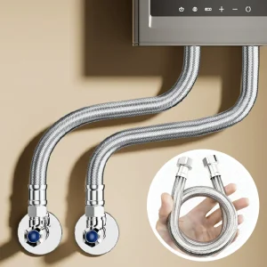 Tuyau de douche en acier inoxydable, plomberie antidéflagrante, tuyau tressé Flexible, tuyau d’eau pour cuisine, salle de bains, plomberie Tuyau de douche en acier inoxydable, plomberie antidéflagrante, tuyau tressé Flexible, tuyau d’eau pour cuisine, salle de bains, plomberie