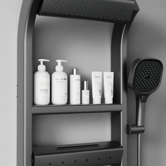 Système de douche thermostatique multifonction avec… – vue 3
