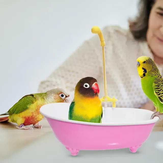 Baignoire automatique intelligente pour perroquets – vue 3