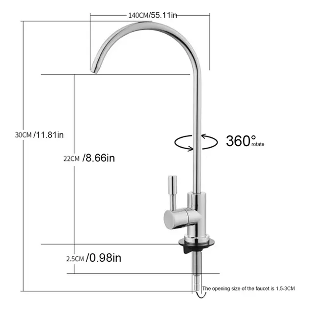 4 ensemble 1/4 pouces robinet en acier inoxydable filtre… – vue 6