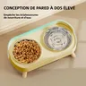 Double bol surélevé pour animaux de compagnie – vue 2