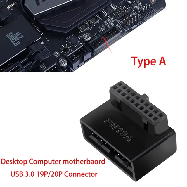 Adaptateur d'en-tête de carte mère d'ordinateur – vue 4