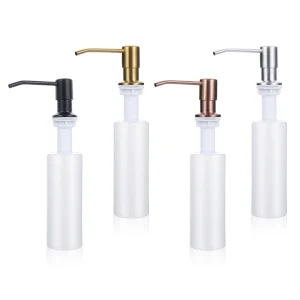 Bouteille de Rangement en Acier Inoxydable pour Évier de Cuisine, Distributeur de Détergent Liquide, Pompe de Lavage des Mains, Fournitures Bouteille de Rangement en Acier Inoxydable pour Évier de Cuisine, Distributeur de Détergent Liquide, Pompe de Lavage des Mains, Fournitures