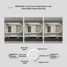 Miroirs de salle de bain modernes pour toilettes – vue 6