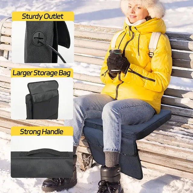 Coussin de siège Portable avec alimentation Usb – vue 4
