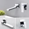 Lavabo mural avec poignée à levier unique moderne – vue 5