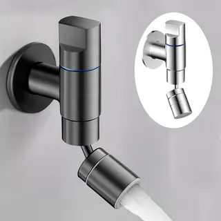 201 acier inoxydable mural monotrou 360 ° Robinet d'évier de bain…
