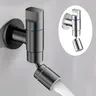201 acier inoxydable mural monotrou 360 ° Robinet… – vue 1