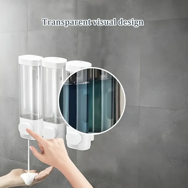 Distributeur de savon liquide 3 pièces – vue 2