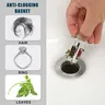 Filtre vidange rebond métal panier amovible anticheveux… – vue 6