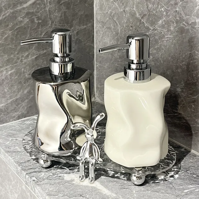 Distributeur de savon de luxe léger avec pompe – vue 3