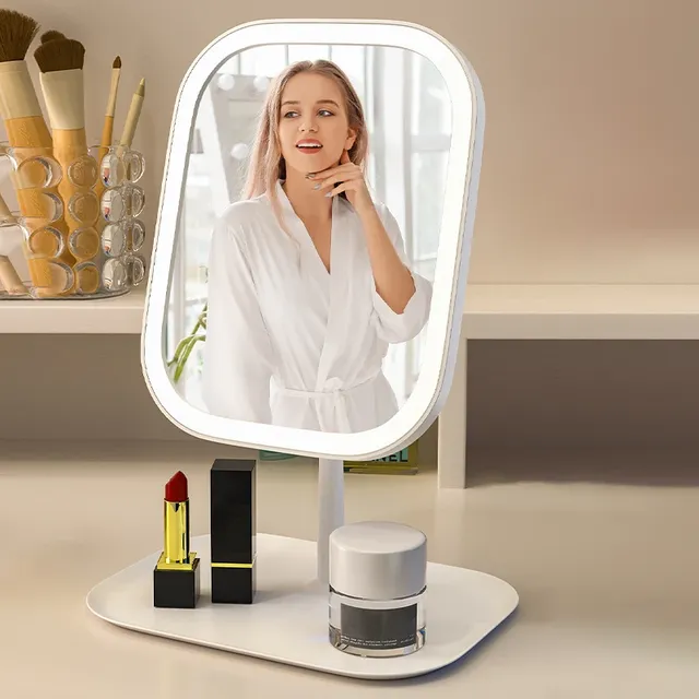 Miroir maquillage pliant led table minimaliste… – vue 3