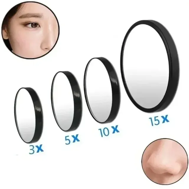 Miroir rond populaire grossissement 5x/10x/15x avec… – vue 4