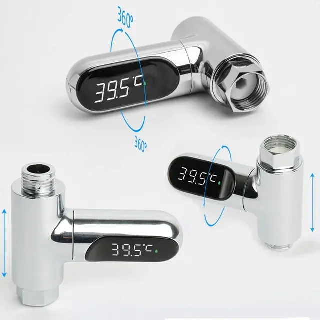 Thermomètre de douche d'eau domestique à affichage LED… – vue 5