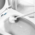 Brosse de Toilette Murale en Forme de S à Long Manche, Poils Souples, Outil pour Livres