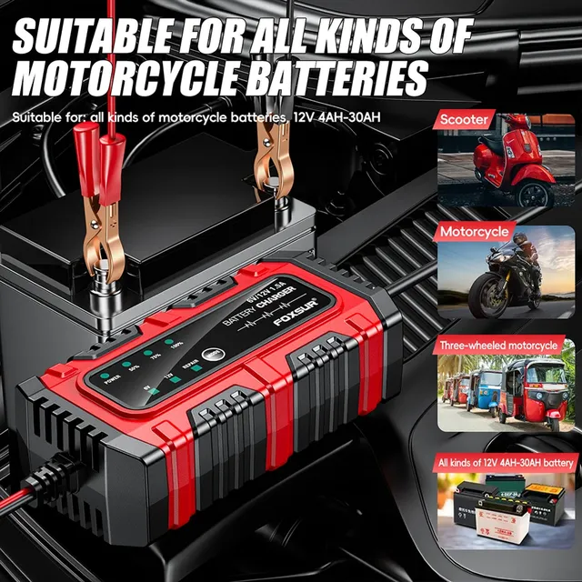 Chargeur de batterie de voiture 6V/12V 1 – vue 4