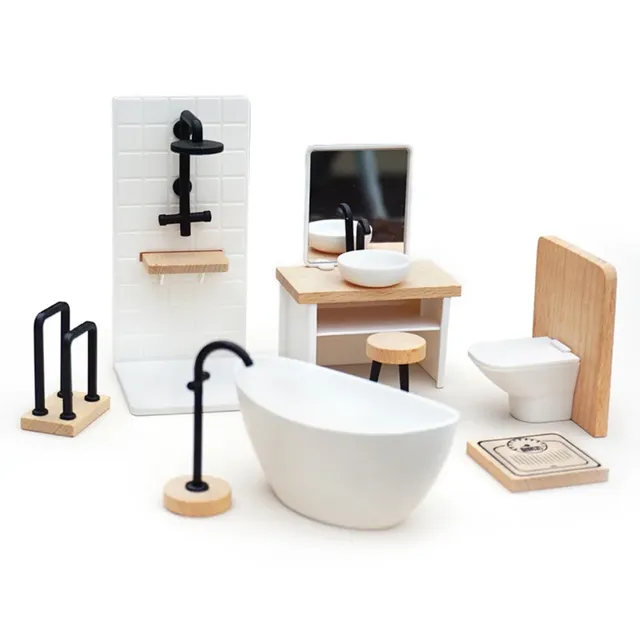 1:12 maison de poupée Simulation salle de bain jouet… – vue 2