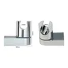 Support mural pommeau douche ABS chromé noir inox brossé… – vue 5