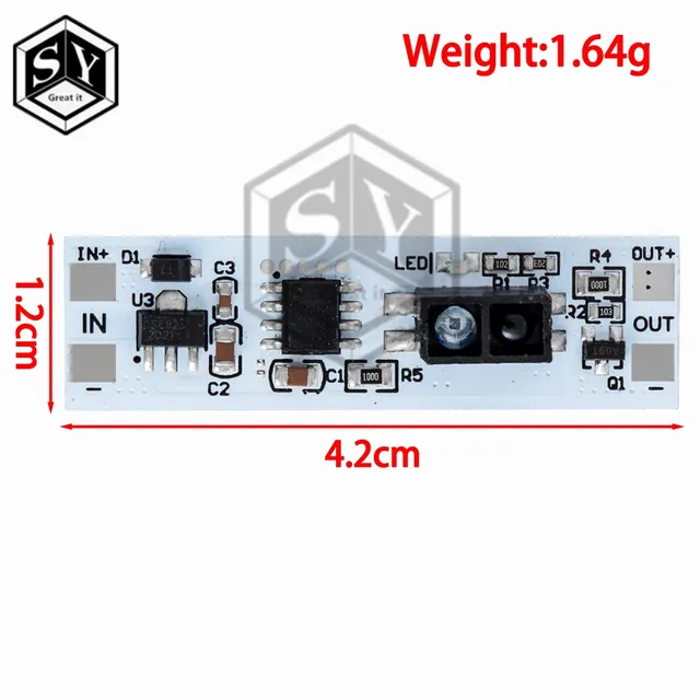 Module capacitif de commutateur tactile 5V-24V 3A – vue 2