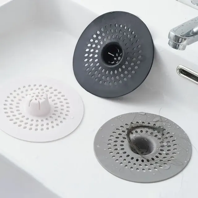 Filtre d'évier de cuisine anti-blocage des cheveux