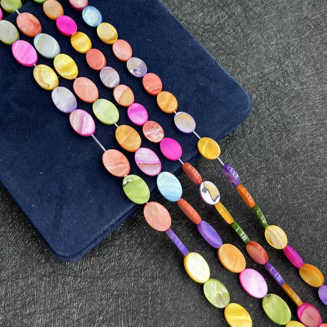 Perles de coquillage ovales 10x14mm – vue 6