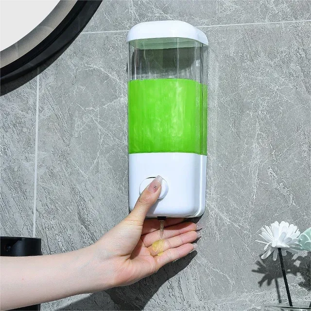 Distributeur de savon manuel mural sans perceuse – vue 3