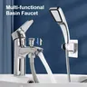 Robinet de lavabo monotrou avec pomme de douche – vue 2