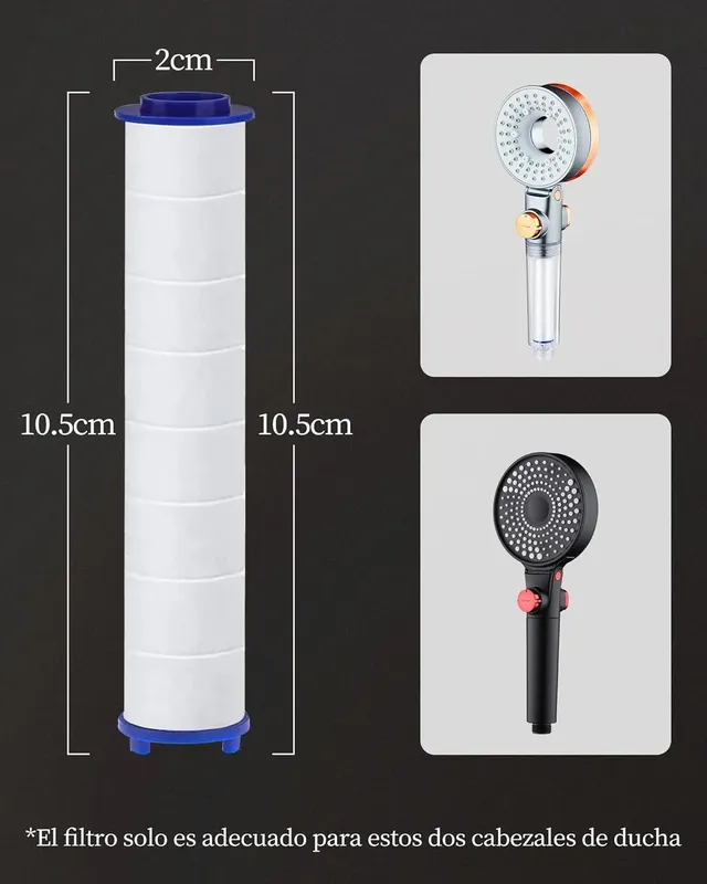 Cabine de douche avec filtre – vue 2