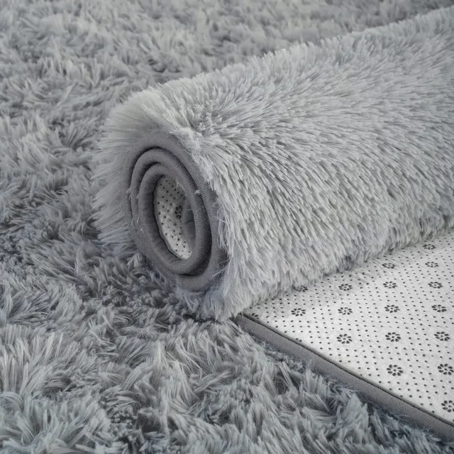 Tapis ovale pour salon tapis de canapé en fourrure tapis… – vue 4