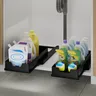 Tiroir coulissant organisateur cuisine plastique noir… – vue 4