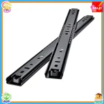 Glissières de tiroir à trois sections de 8 à 20 pouces – chenilles de tiroir en acier laminées à froid, glissières à fermeture lisse, pour meubles d&rsquo;armoires.