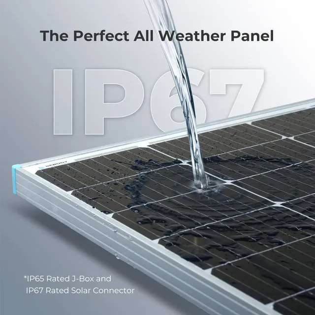 Panneau solaire portable en silicium monocBN – vue 4