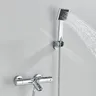 Robinet mitigeur thermostatique en laiton chromé noir – vue 5