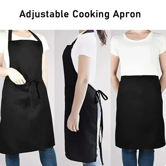 Tablier de cuisine solide avec poche – vue 5