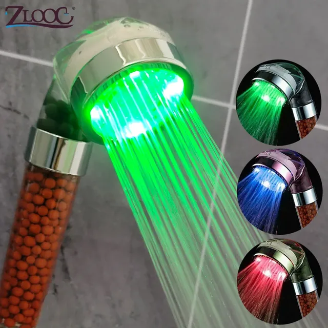 Pommeau de douche LED