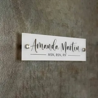Plaque signalétique panneau mural panneau de porte de bureau…