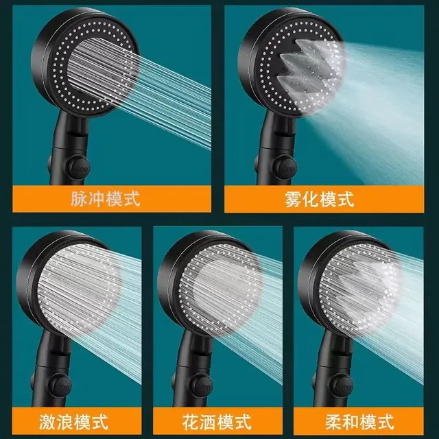 Pommeau de douche rehausseur multifonctionnel avec 5 modes – vue 4
