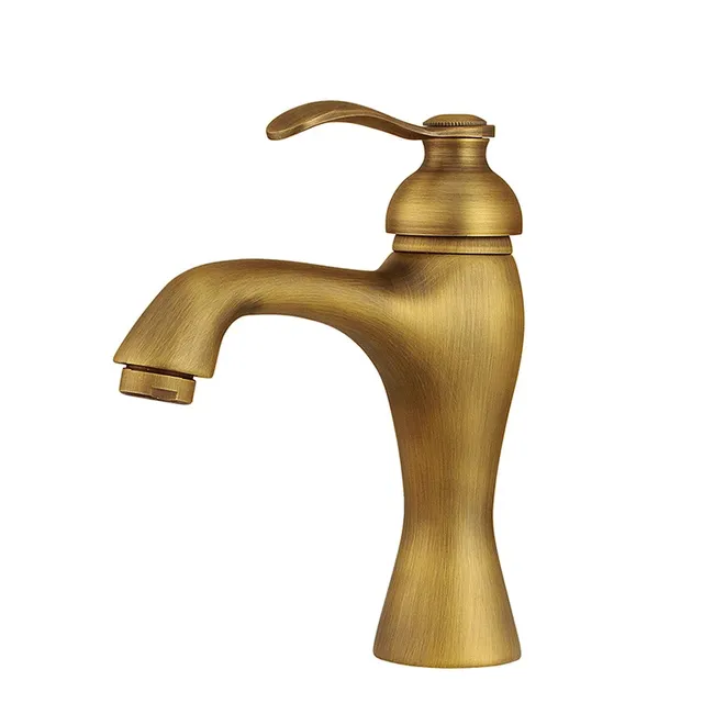 Mitigeur lavabo laiton massif brossé bronze antique… – vue 3