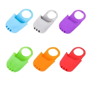 L69A pochette rangement d&rsquo;évier en Silicone, rangement pour tentures d&rsquo;évier, porte-éponge, égouttoir à savon, pour