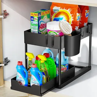 Organisateur sous évier à 2 niveaux