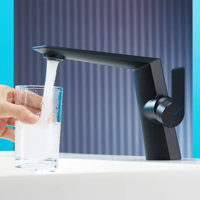 Robinet lavabo mitigeur monocommande nickel brossé… – vue 3