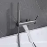 Ensemble de robinets de douche de salle de bains en or… – vue 4