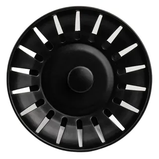 Filtre vidange noir inoxydable acier 78mm évier douche baignoire…