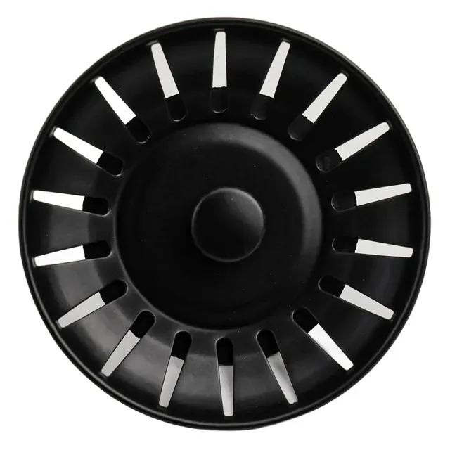 Filtre vidange noir inoxydable acier 78mm évier douche…