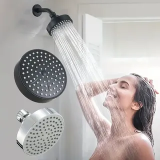 Pommeau douche mural rotatif vaporisateur supérieur compact léger…