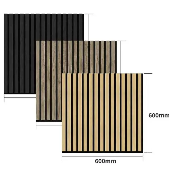 Panneau acoustique en bois 600x600mm – vue 2