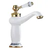 Robinet lavabo monocommande haute vasque posé blanc… – vue 5