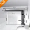 VGX robinets de salle de bains mitigeur de lavabo en… – vue 6